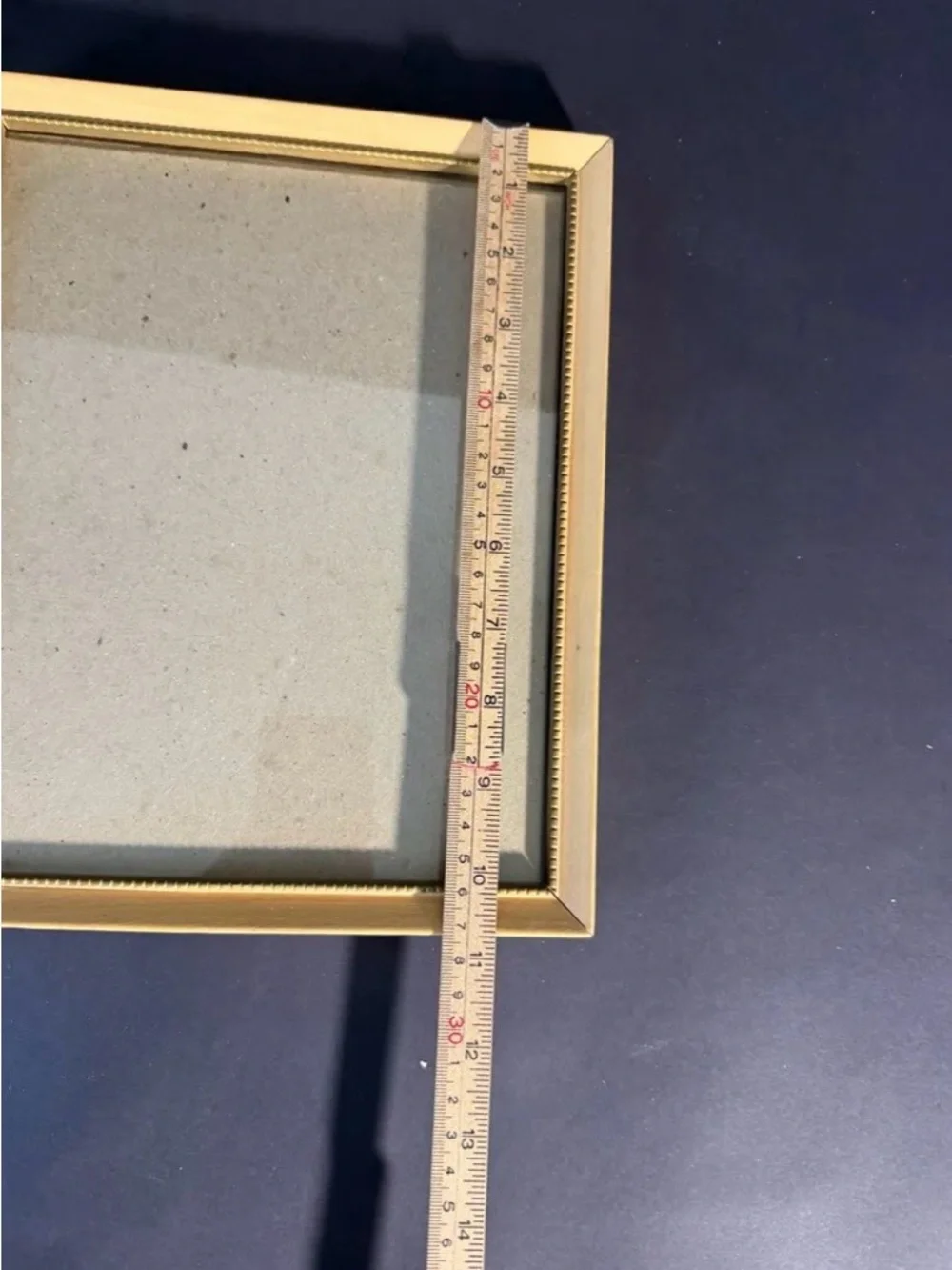 Classic Yellow Picture Frame with Beaded Inner Trim